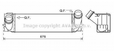 AVA QUALITY COOLING bw4494 -  Интеркулер